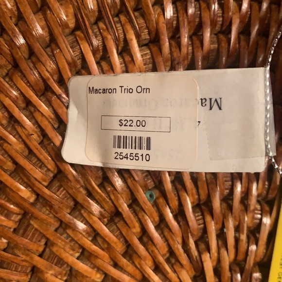 Macaron Trio Hanging Ornament by Gerson NWT - Picture 13 of 14